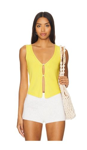 Aspyn top en color amarillo mostaza talla L en - Mustard. Talla L (también en S, XS) - 27 miles malibu - Modalova