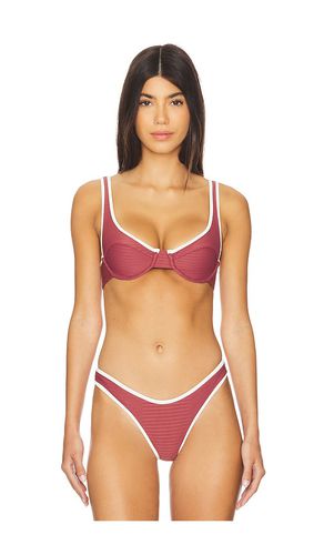 Ruby Piped Bikini Top in Mauve. - size S (also in XS) - ACACIA - Modalova