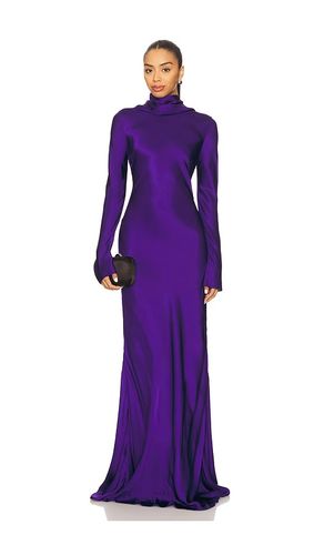 Maxi Cowl Back Dress in Blue. - size 0 (also in 2, 6, 8) - Alejandra Alonso Rojas - Modalova