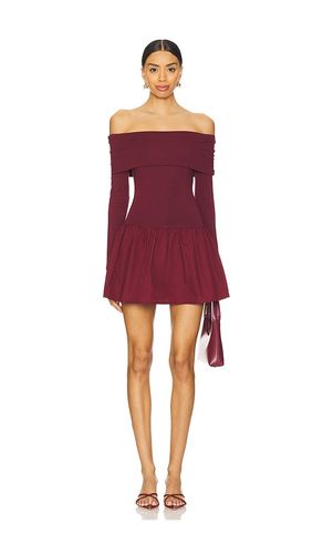 Madley Mini Dress in Burgundy. - size L (also in M, S, XL, XS) - ALL THE WAYS - Modalova