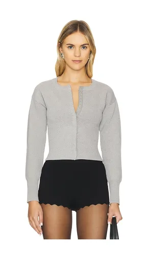 Kourtney Cardigan in Light Grey. - size L (also in M, S) - ALL THE WAYS - Modalova