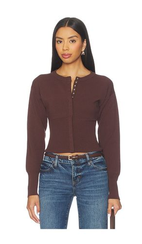 Kourtney Cardigan in Brown. - size L (also in M, S, XS) - ALL THE WAYS - Modalova