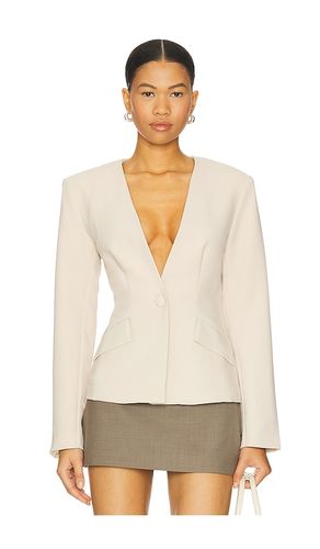 Elizabeth Deep V Blazer in Nude. - size M (also in S, XL, XS, XXS) - ALL THE WAYS - Modalova