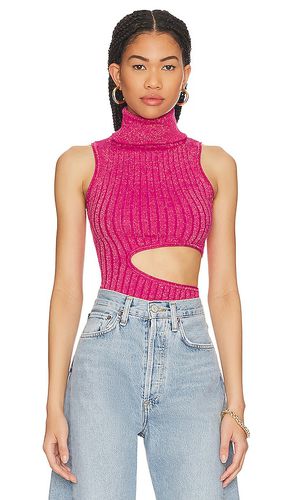 Aliana cutout top in color pink size L in - Pink. Size L (also in M) - ALL THE WAYS - Modalova