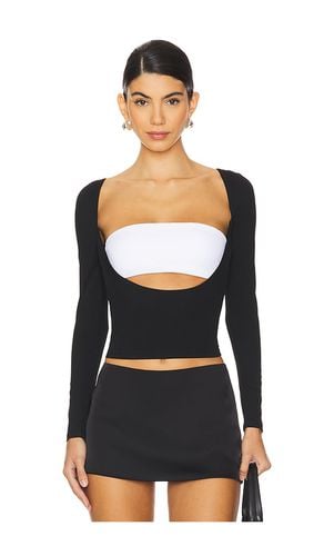 Rocco cut out top en color talla L en - Black. Talla L (también en M, S, XL, XS) - ALL THE WAYS - Modalova