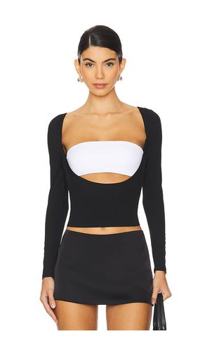 Rocco cut out top en color talla L en - Black. Talla L (también en M, S, XL, XS, XXS) - ALL THE WAYS - Modalova