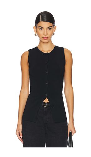 Penny button front top en color talla L en - Black. Talla L (también en M, S, XS) - ALL THE WAYS - Modalova