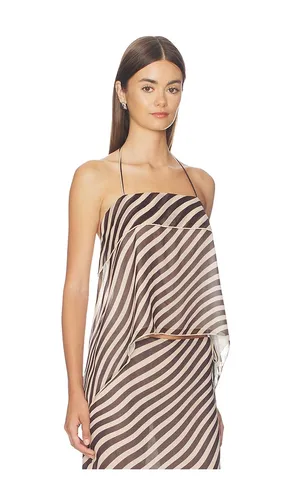 Jade Open Back Top in & White. - size L (also in XL) - ALL THE WAYS - Modalova