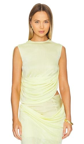 Florence Draped Top in Yellow. - size M (also in L, XL, XS) - Anna October - Modalova