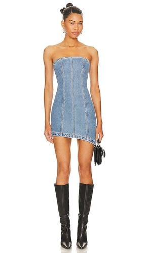 Bustier Mini Dress in Denim-Light. - size L (also in XL, XXS) - Abrand - Modalova