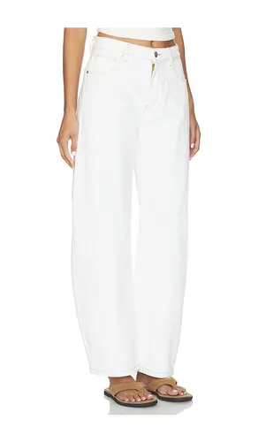 Barrel Jean in White. - size 24 (also in 25, 28, 33, 34) - Abrand - Modalova