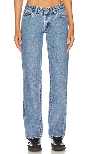 Low Rise Straight Jeans in Denim-Light. - size 23 (also in 24, 25, 26, 27, 28, 29, 30, 31) - Abrand - Modalova