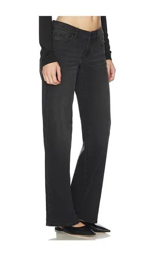 Wide Leg Jeans in Black. - size 33 (also in 34) - Abrand - Modalova