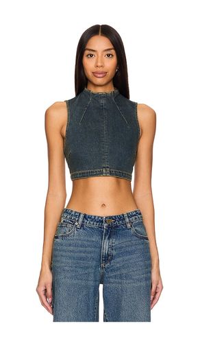 Nightlife Mock Neck in Denim-Dark. - size L (also in M, S, XL, XS, XXS) - Abrand - Modalova