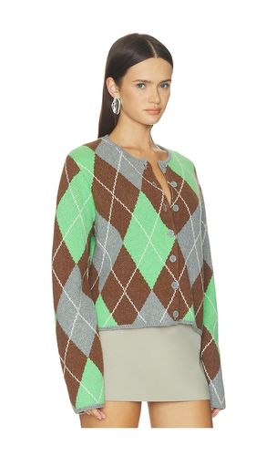 STRICKJACKE AUS MERINOWOLLE MIT ARGYLE-MUSTER AGGIE in . Größe L. Also in M, S, XL, XS - ALIGNE - Modalova