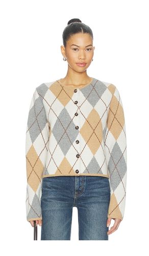 STRICKJACKE AUS MERINOWOLLE MIT ARGYLE-MUSTER AGGIE in . Größe L. Also in M, S, XL, XS - ALIGNE - Modalova