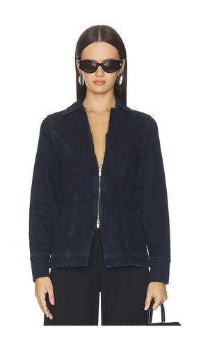 Tilly Denim Zip Jacket in . Size 0. Also in 2, 4, 8 - ALIGNE - Modalova