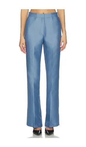 Figaro Satin Trouser in Heather in Blue. - size 2 (also in 4) - ALIGNE - Modalova
