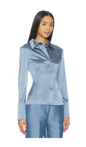 Janis Satin Shirt in Heather in . Size 0. Also in 2 - ALIGNE - Modalova