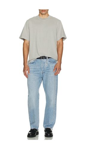 Asha Mock Neck Tee in Grey. - size L (also in M, S, XL/1X) - AGOLDE - Modalova