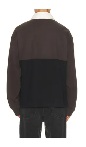 Blocked Rugby Shirt in . Size L. Also in M, S - AGOLDE - Modalova