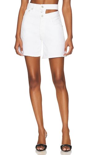 Broken waistband short en color blanco talla 24 en - White. Talla 24 (también en 27, 28, 29, 30, 31, 32, 33, 34) - AGOLDE - Modalova