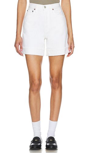 Dame Short in White. - size 23 (also in 24, 25, 26, 28, 29, 31, 32, 33, 34) - AGOLDE - Modalova