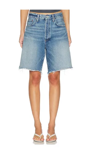 Indra Short Hip Slung Baggy in Blue. - size 25 (also in 26, 27, 29, 33) - AGOLDE - Modalova