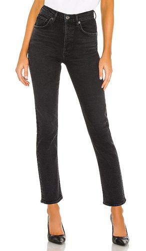 Riley High Rise Straight Crop in Black. - size 23 (also in 24, 26, 27, 28, 29, 30, 31, 32, 33, 34) - AGOLDE - Modalova