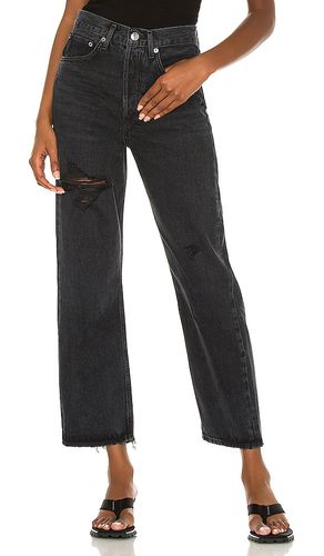 Jean pierna recta 90s crop en color negro talla 23 en - Black. Talla 23 (también en 25, 26) - AGOLDE - Modalova