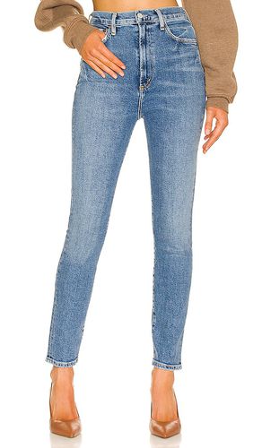 Pantalón skinnny de cintura superalta pinch waist skinny en color azul talla 23 en - Blue. Talla 23 (también en 24) - AGOLDE - Modalova