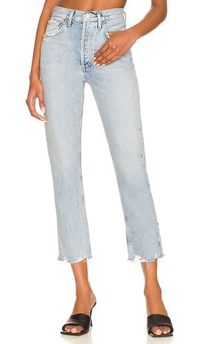 Riley High Rise Straight Crop in Denim-Light. - size 32 (also in 33, 34) - AGOLDE - Modalova