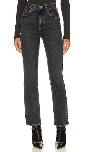High Rise Stovepipe Jeans in Black. - size 23 (also in 24, 25, 26, 27, 28, 30, 32, 33, 34) - AGOLDE - Modalova