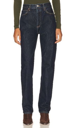 Pantalones rectos de talle alto 90s pinch waist en color denim-dark talla 33 en - Denim-Dark. Talla 33 (también en 34) - AGOLDE - Modalova