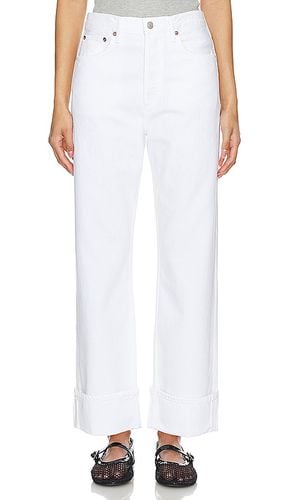 Fran Low Slung Easy Straight in White. - size 26 (also in 28, 31, 32, 33, 34) - AGOLDE - Modalova