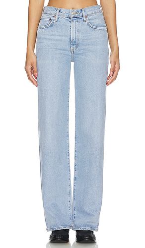 Harper Mid Rise Wide Leg Straight in Blue. - size 23 (also in 24, 28, 29, 30, 31, 32, 33, 34) - AGOLDE - Modalova