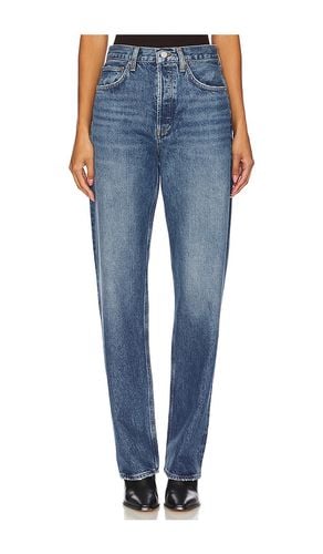 Kelly High Rise Relaxed Straight in Blue. - size 23 (also in 24, 25, 26, 27, 28, 29, 30, 31, 32, 33, 34) - AGOLDE - Modalova