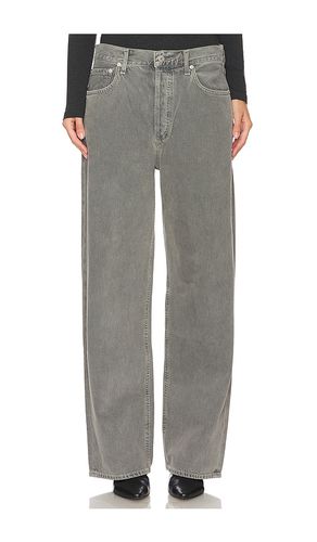 Pierna ancha low slung baggy en color gris talla 24 en - Grey. Talla 24 (también en 25, 26, 27, 28, 29, 30, 31, 32, 33) - AGOLDE - Modalova