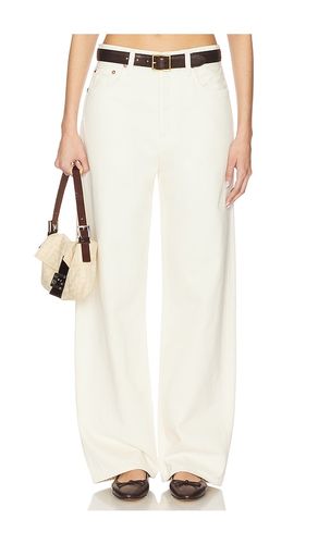 Low Slung Baggy in Ivory. - size 23 (also in 24, 25, 27, 29, 30, 31, 32, 33, 34) - AGOLDE - Modalova