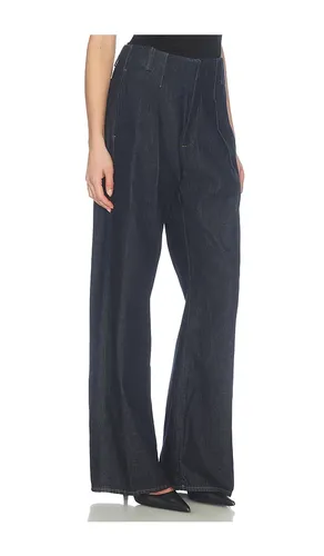 Ritmo Trouser in Navy. - size 24 (also in 25, 26, 27, 28, 29, 30, 31, 32, 33, 34) - AGOLDE - Modalova