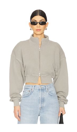 Asta Zip Sweatshirt in Grey. - size L (also in XL) - AGOLDE - Modalova
