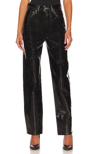 Recycled Leather 90's Pinch Waist in Black. - size 31 (also in 32, 33) - AGOLDE - Modalova