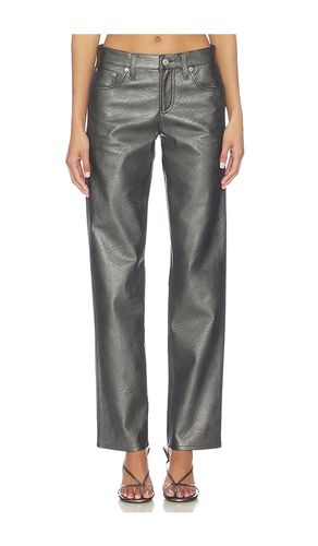 Low Rise Slim Pants in Metallic Silver, grey. - size 23 (also in 24, 25, 33, 34) - AGOLDE - Modalova