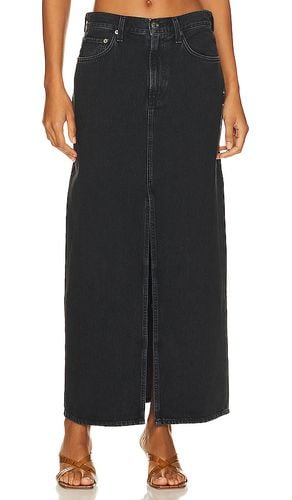 Leif Low Slung Skirt in Black. - size 25 (also in 28) - AGOLDE - Modalova