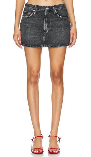 Alek Mini Skirt in Black. - size 23 (also in 24, 25, 26, 27, 28, 29, 31, 32, 33) - AGOLDE - Modalova