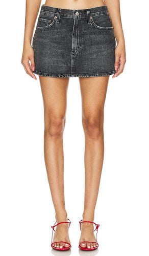 Alek Mini Skirt in Black. - size 23 (also in 24, 25, 27, 28, 29, 31, 32, 33) - AGOLDE - Modalova