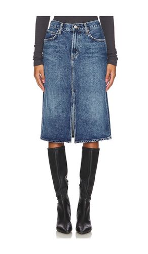 Gaia Skirt in Denim-Medium. - size 23 (also in 24, 25) - AGOLDE - Modalova