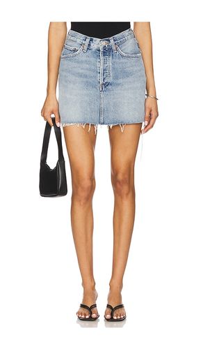 V-waist Mini in Blue. - size 23 (also in 24, 25, 26, 27, 28, 29, 31, 33, 34) - AGOLDE - Modalova