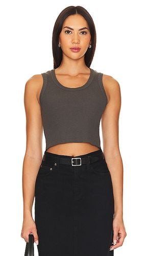 Cropped Poppy Tank in Grey. - size L (also in XL) - AGOLDE - Modalova