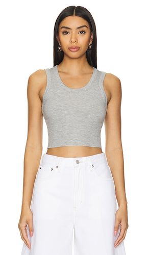 Cropped Poppy Tank in Grey. - size S (also in XS) - AGOLDE - Modalova